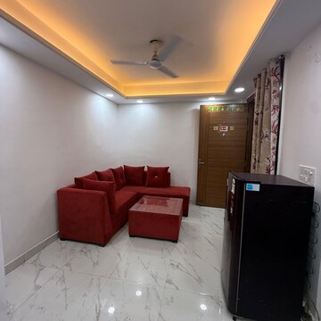 Living Room in 1 BHK Builder Floor at Saket – for Rent