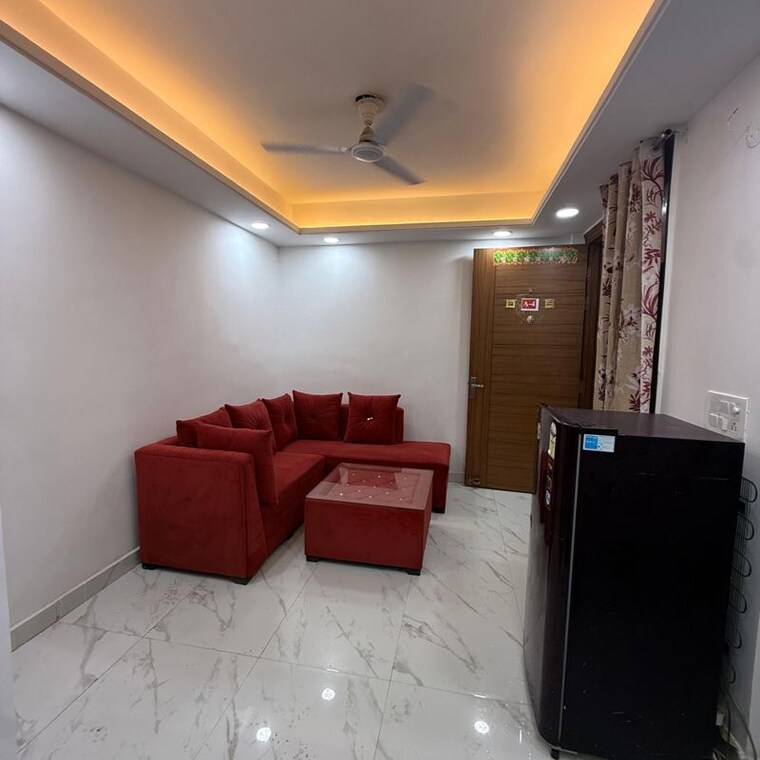 Living Room, saket 1 Bedroom 600 Sq.Ft. Builder Floor In Saket Delhi 10056250