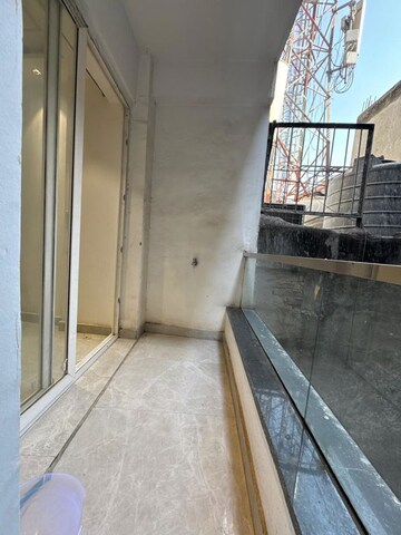 Balcony in 3 BHK Builder Floor at Palm Residency Chhatarpur, Chattarpur – for Rent