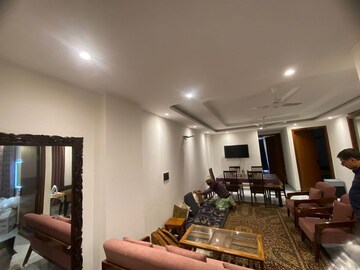 Living Room in 3 BHK Apartment at Palm Residency Chhatarpur, Chattarpur – for Rent