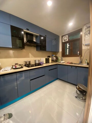 Kitchen in 3 BHK Apartment at Palm Residency Chhatarpur, Chattarpur – for Rent