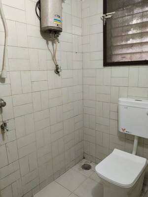 Bathroom in 1 BHK Apartment at Aban Park, Dhokali – for Rent