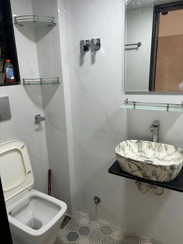 Bathroom in 2 BHK Apartment at NG Park, Dahisar East – for Rent
