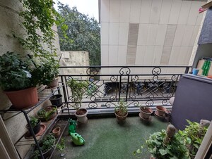 Balcony in 2 BHK Apartment at Larkins Pride Palms, Kolshet Road – for Sale