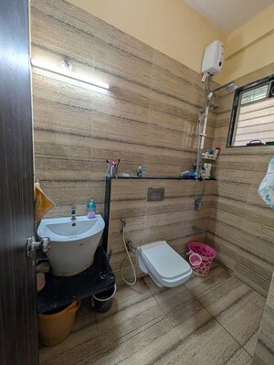 Bathroom in 2 BHK Apartment at Larkins Pride Palms, Kolshet Road – for Sale