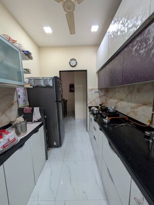 Kitchen in 2 BHK Apartment at Larkins Pride Palms, Kolshet Road – for Sale