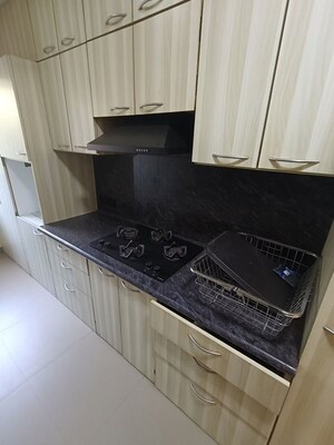 Kitchen in 3 BHK Apartment at Dharam Jyot CHS, Juhu – for Rent