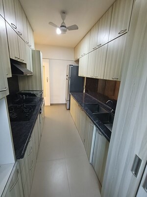 Staircase in 3 BHK Apartment at Dharam Jyot CHS, Juhu – for Rent