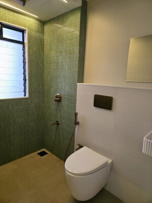 Bathroom in 3 BHK Apartment at Dosti Eastern Bay, Wadala – for Rent