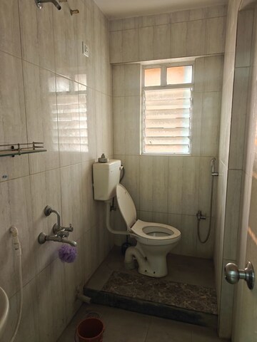 Bathroom in 1 BHK Apartment at Gera Shrishti, Wagholi – for Rent