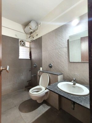 Bathroom in 1 BHK Apartment at Gera Shrishti, Wagholi – for Rent