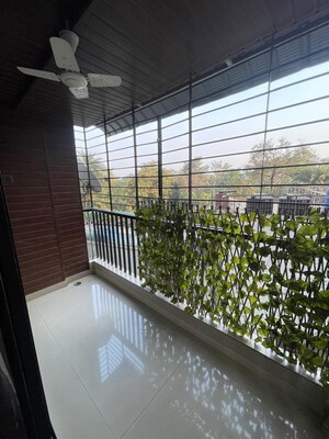 Balcony in 3 BHK Apartment at Cbd Belapur Sector 15 – for Rent