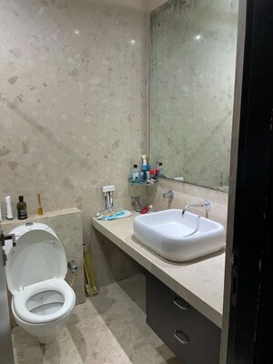 Bathroom in 3 BHK Apartment at Cbd Belapur Sector 15 – for Rent