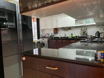 Kitchen in 3 BHK Apartment at Cbd Belapur Sector 15 – for Rent