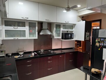 Kitchen in 3 BHK Apartment at Cbd Belapur Sector 15 – for Rent