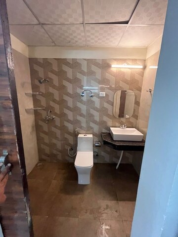 Bathroom in 3 BHK Apartment at Amrapali Crystal Homes, Sector 76 – for Rent