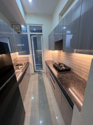 Kitchen in 3 BHK Apartment at Amrapali Crystal Homes, Sector 76 – for Rent