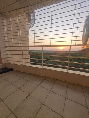 Balcony in 3 BHK Apartment at Beverly Park, Nerul – for Rent