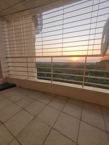 Balcony in 3 BHK Apartment at Beverly Park, Nerul – for Rent