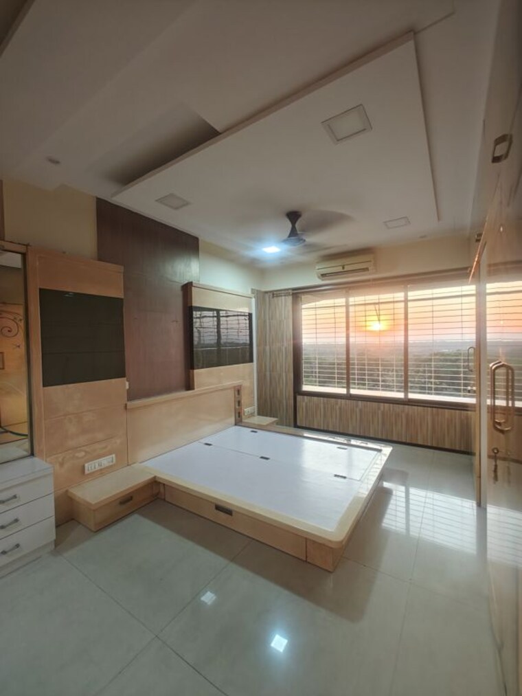 Bedroom, beverly-park 3 Bedroom 1800 Sq.Ft. Apartment In Nerul Navi Mumbai 10056436