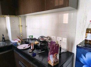 Kitchen in 1 BHK Apartment at Wave Dream Homes, Wave City – for Rent