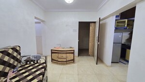 Living Room in 1 BHK Apartment at Abrol Residency, Malad West – for Rent