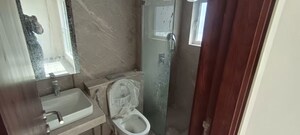 Bathroom in 3 BHK Apartment at LnT Elixir Reserve, Powai – for Rent