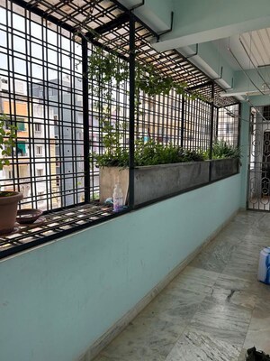 Balcony in 3 BHK Apartment at Crown Whistling Woods, Kokapet – for Rent