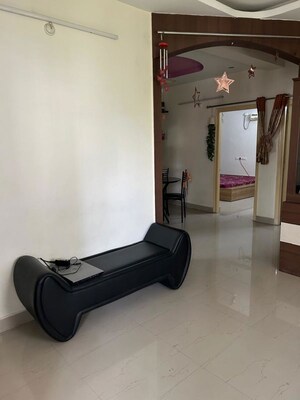 Living Room in 3 BHK Apartment at Crown Whistling Woods, Kokapet – for Rent