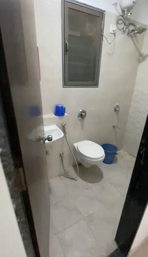 Bathroom in 1 BHK Apartment at UK Iridium Tower 2, Kandivali East – for Rent