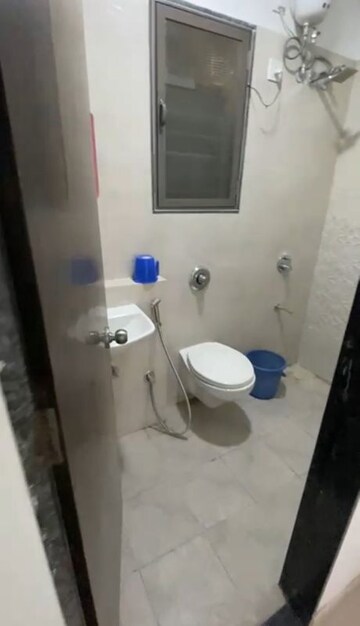 Bathroom in 1 BHK Apartment at UK Iridium Tower 2, Kandivali East – for Rent