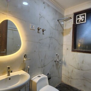 Bathroom in 4 BHK Builder Floor at Chattarpur – for Sale