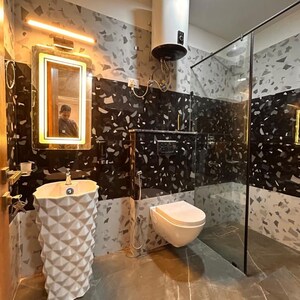 Attached Bathroom in 3 BHK Builder Floor at Chattarpur – for Sale