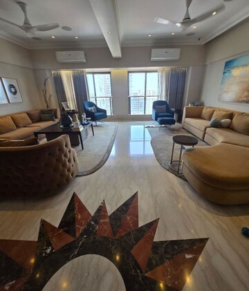 Living Room in 4 BHK Apartment at Tata Petit Towers, Peddar Road – for Rent