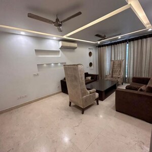 Living Room in 3 BHK Builder Floor at Chattarpur – for Rent