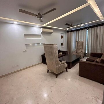 Living Room in 3 BHK Builder Floor at Chattarpur – for Rent
