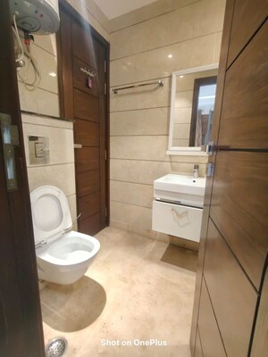 Bathroom in 3 BHK Builder Floor at Greater Kailash I – for Rent