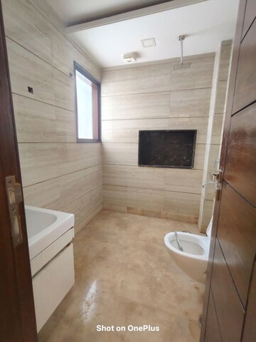 Bathroom in 3 BHK Builder Floor at Greater Kailash I – for Rent