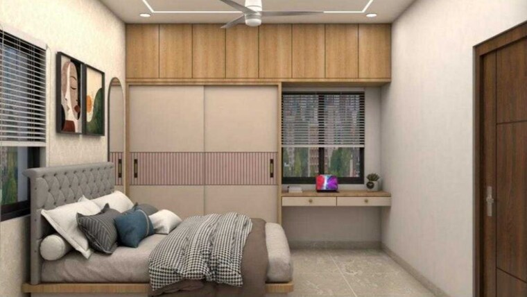 Bedroom, aparna-zenon 3 Bedroom 1712 Sq.Ft. Apartment In Puppalaguda Hyderabad 10056724