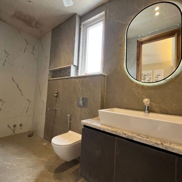 Bathroom in 3 BHK Builder Floor at Chattarpur – for Sale