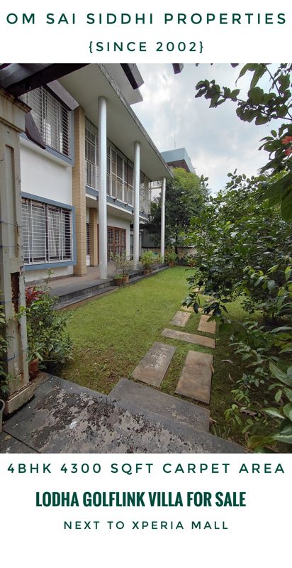 4 BHK Villa For Sale in Lodha Palava City