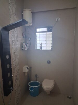 Bathroom in 2 BHK Apartment at Cosmos Lounge, Manpada – for Sale