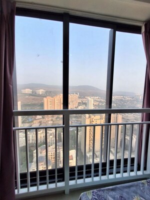 Balcony in 2 BHK Apartment at Dynamix Divum, Malad East – for Rent