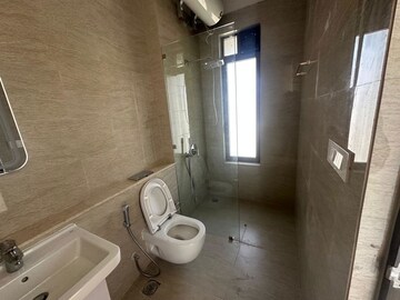 Bathroom in 3 BHK Apartment at Adani Ten BKC, Bandra East – for Rent