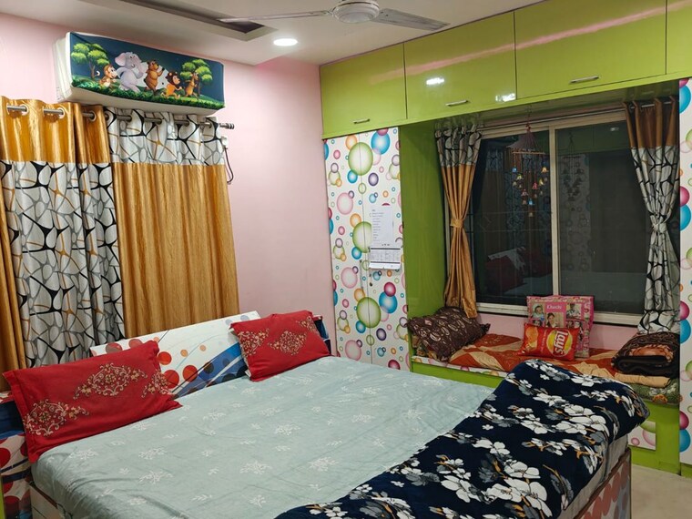 Bedroom, viman nagar 2.5 Bedroom 1000 Sq.Ft. Apartment In Viman Nagar Pune 10056955