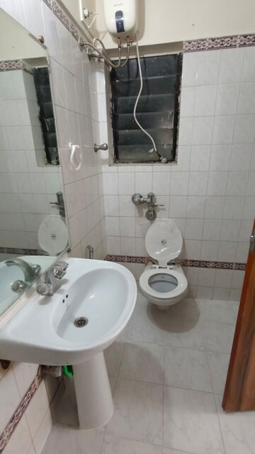 Bathroom in 2 BHK Apartment at Lake Side Cooperative Housing Society, Chandivali – for Rent