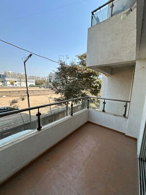 Balcony in 2 BHK Apartment at Shroff Signature Heights, Wakad – for Rent
