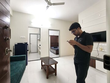 Master Bedroom in 1 BHK Apartment at Sri Rama Residency Kondapur, Kondapur – for Rent