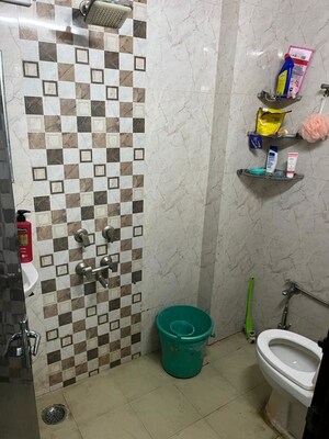 Bathroom in 2 BHK Builder Floor at Malviya Nagar – for Rent