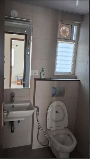 Bathroom in 2 BHK Apartment at Adarsh Greens, Kogilu – for Rent